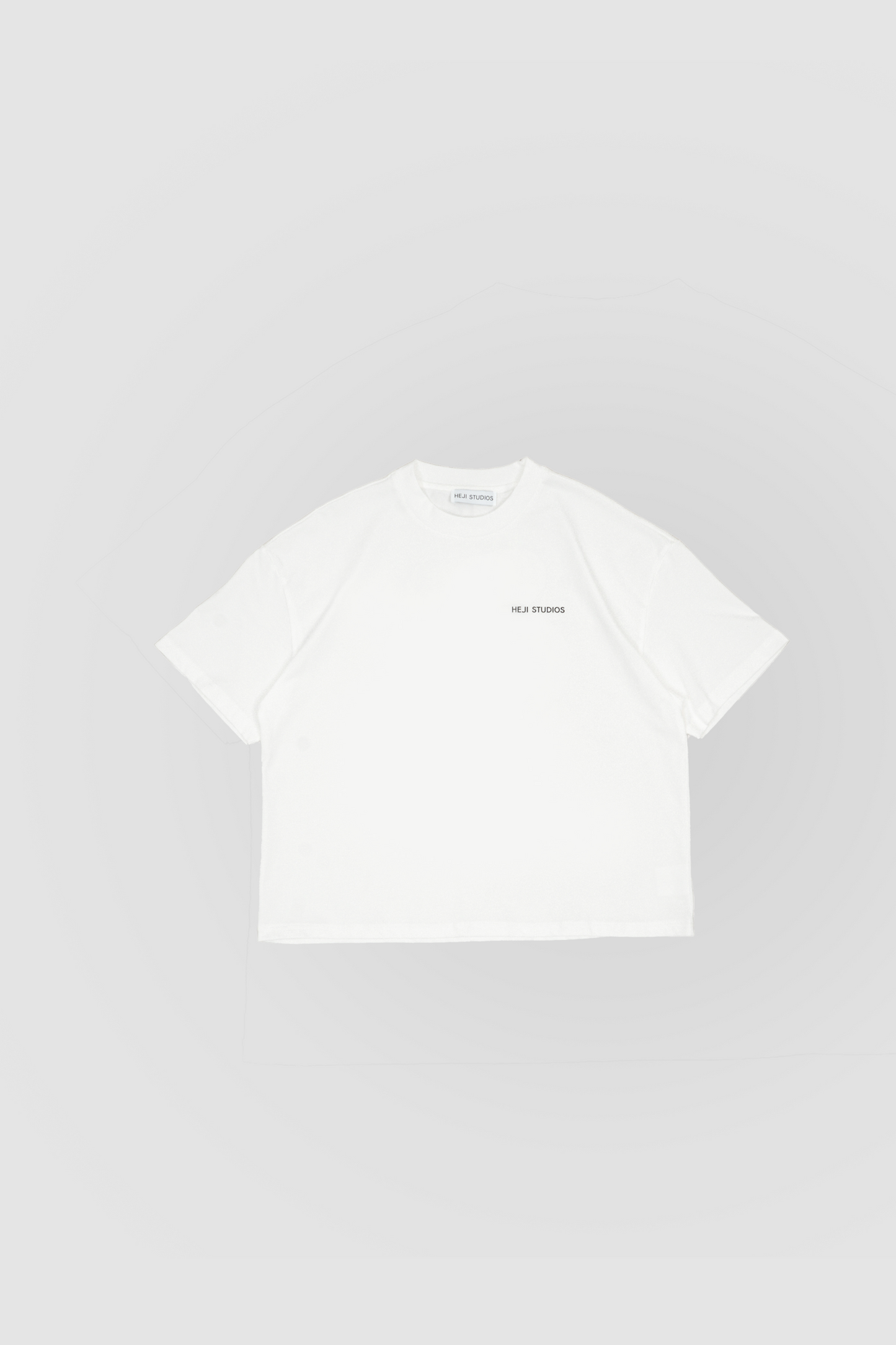 White Calligraphy Logo Tee