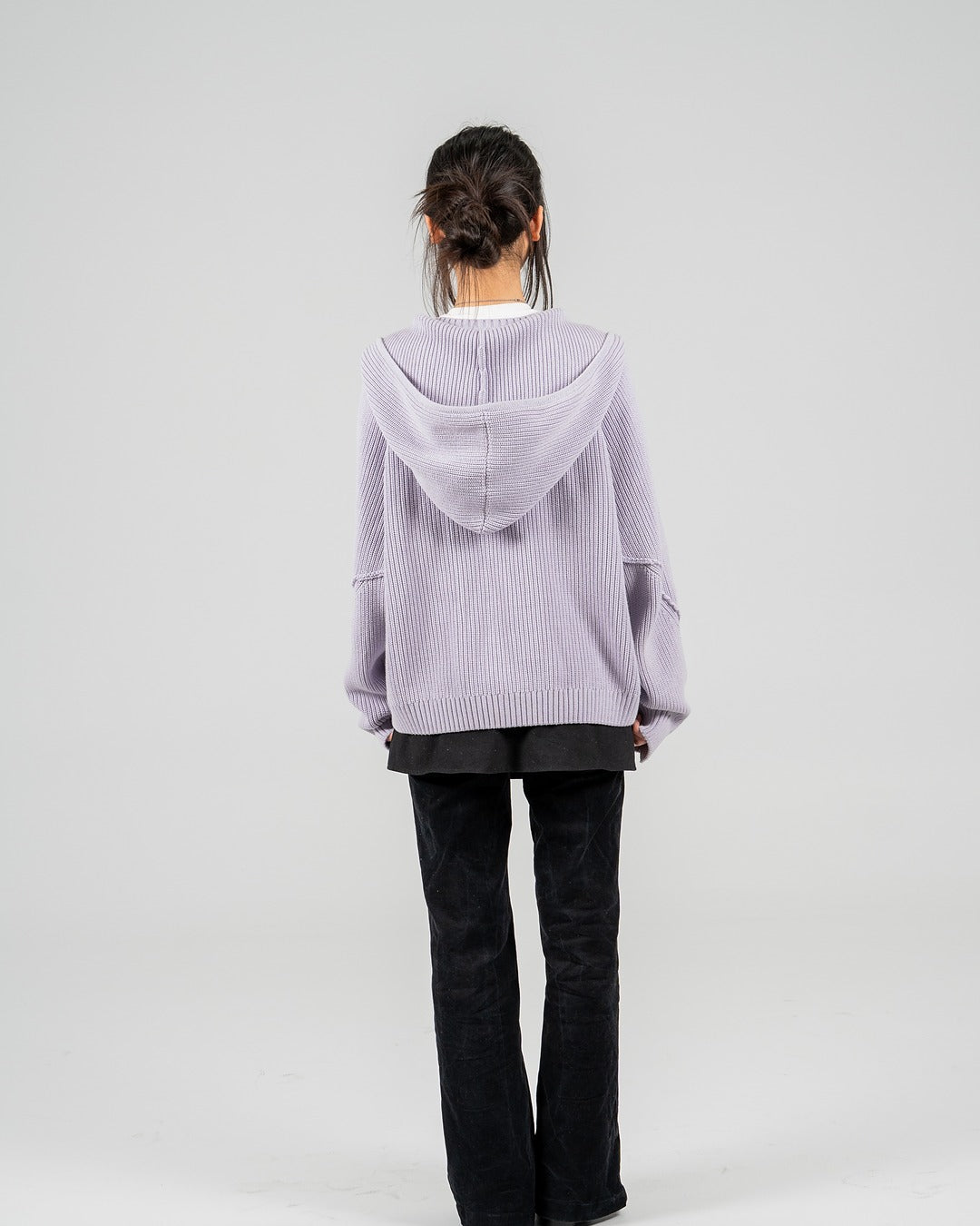 Lilac Shufu Knit Zipup
