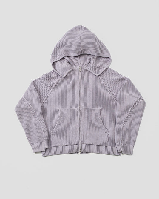 Lilac Shufu Knit Zipup